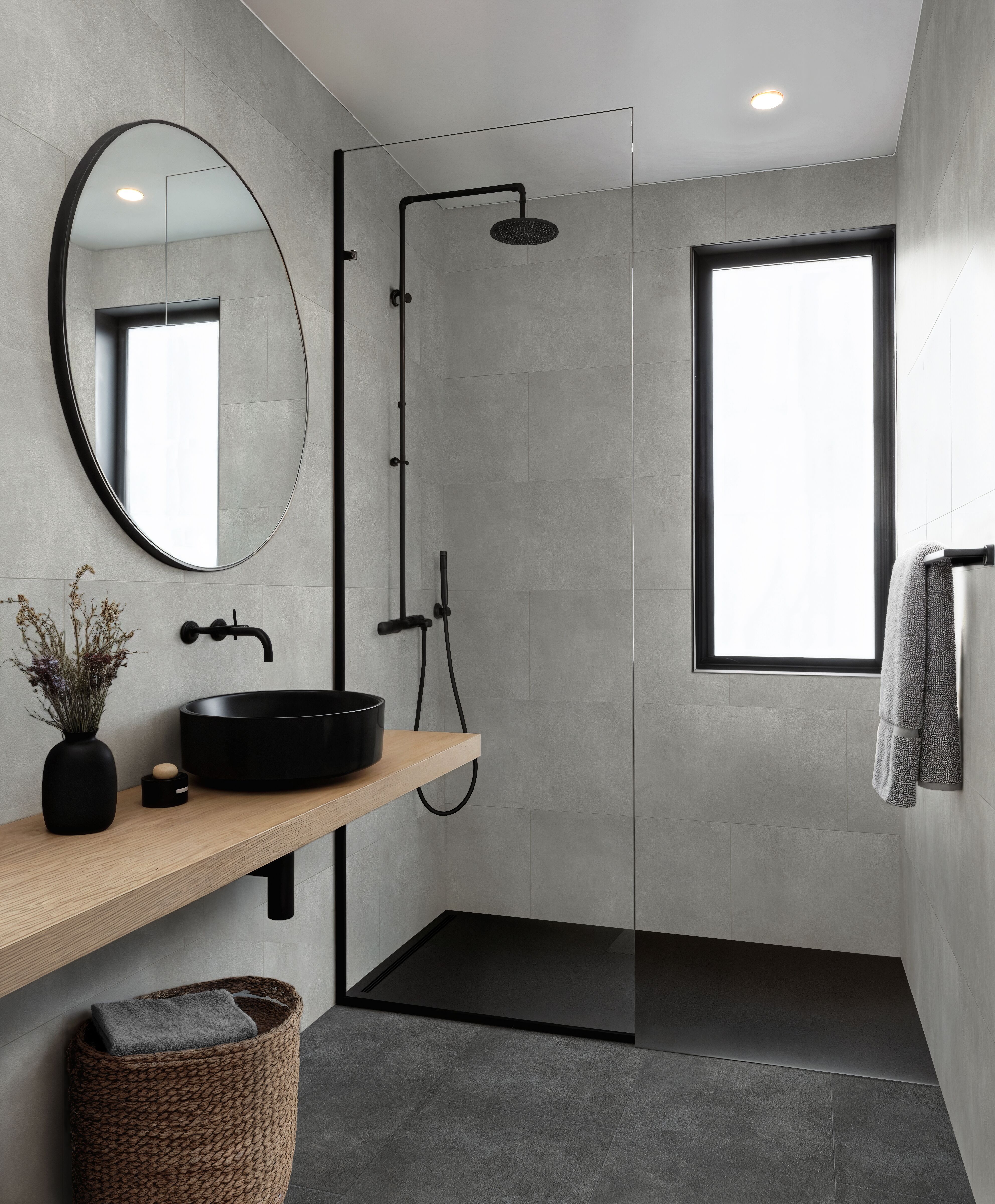 bloom uni dark concrete clear